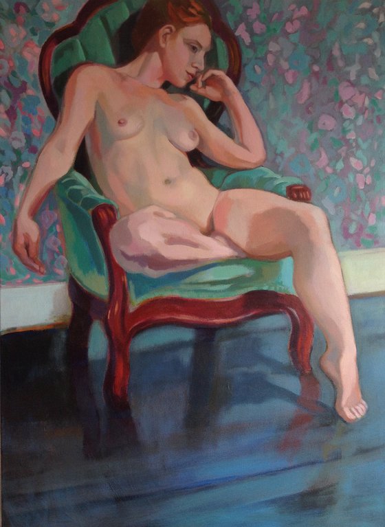 Nude in Armchair