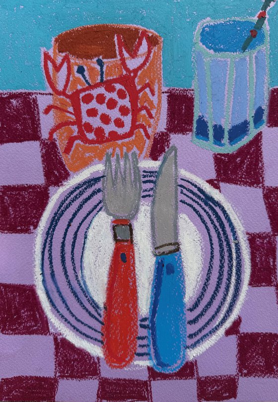 Colorful Crab Still Life