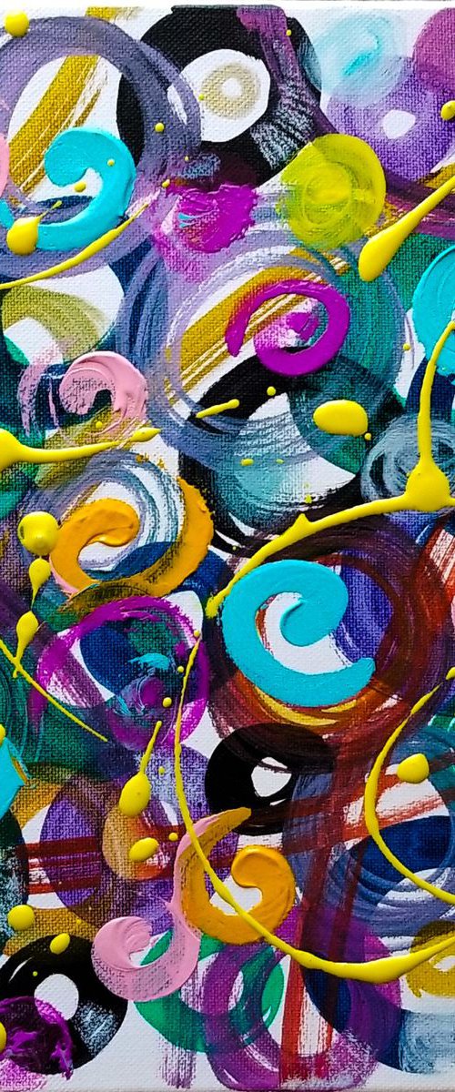 Happy Painting 092619 by Galina Victoria
