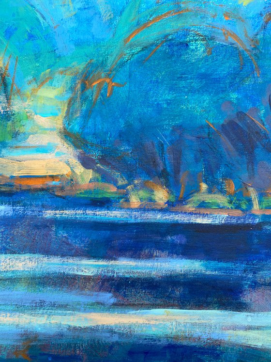 Blue Lake.  [from the Artist’s Own Collection 2022]