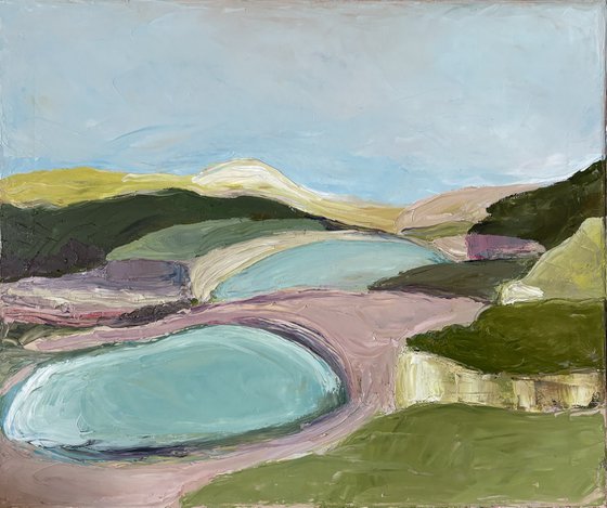 Multicoloured twin Pools of Spring Hills