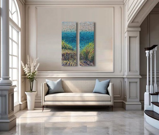 Salt & Stillness - Diptych