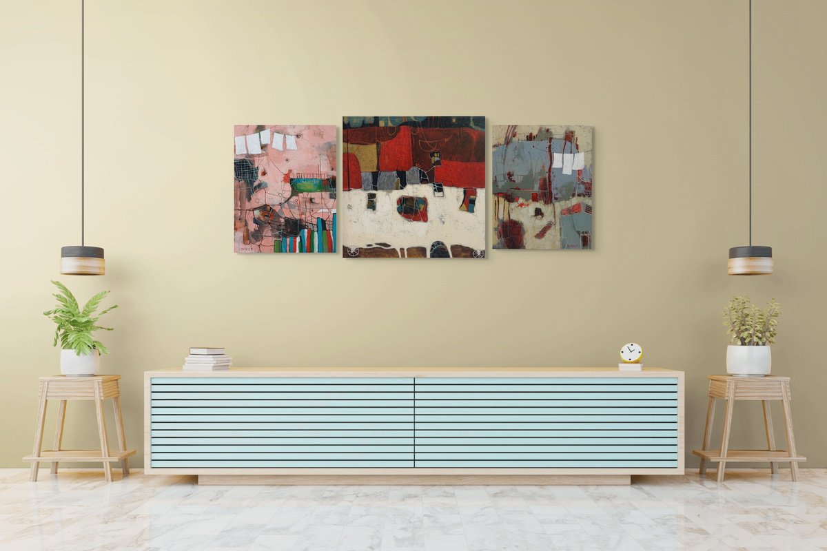 Fragments Of Everyday Life By Davit Arstamyan, 55 X 24, Artwork For Sale On Artfinder