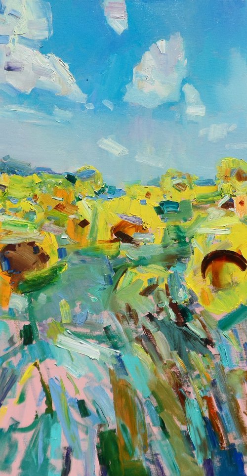 "  Sunflowers" by Yehor Dulin