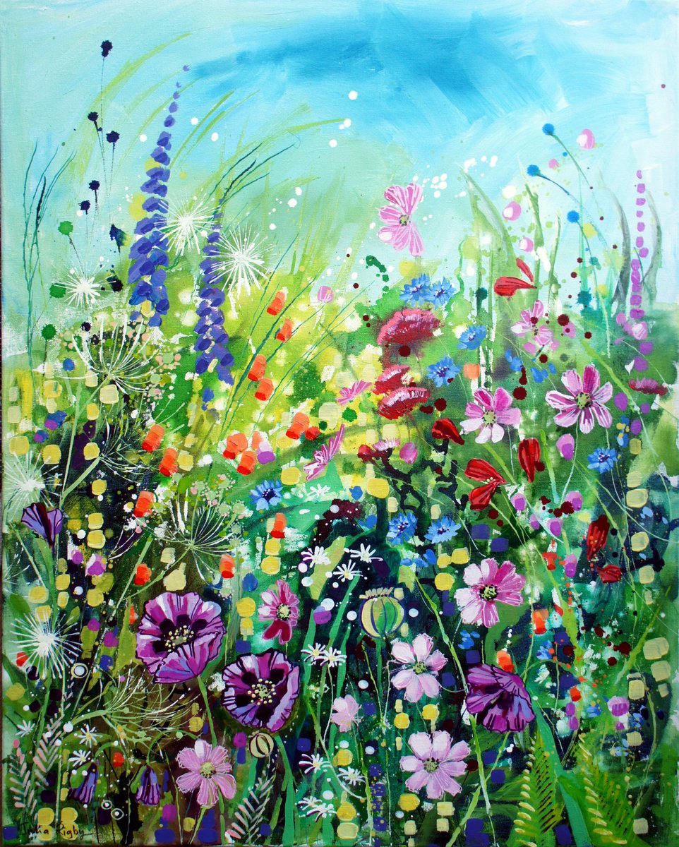 Summer Border by Julia  Rigby