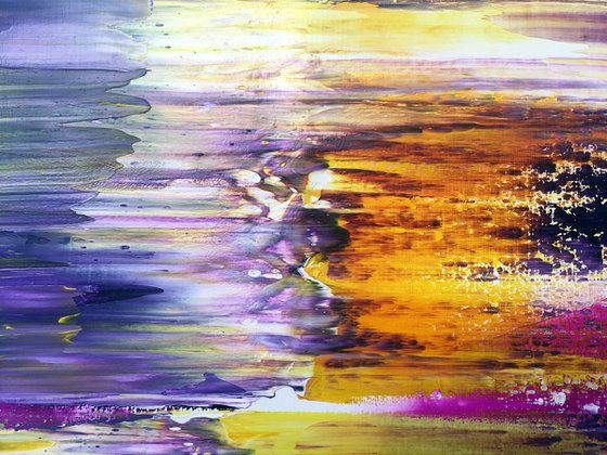 "Speed Demon" - FREE USA SHIPPING + Save Over $100 As A Series - Original PMS Abstract Diptych Oil Paintings On Canvas - 40" x 16"