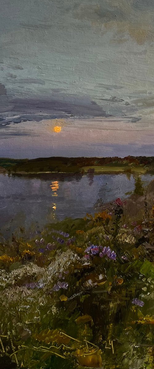 Full moon rising by Denys Gorodnychyi