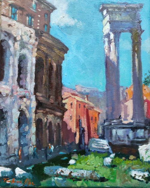 "Rome, Marcello Theater" by Olga Tsarkova by Olga Tsarkova