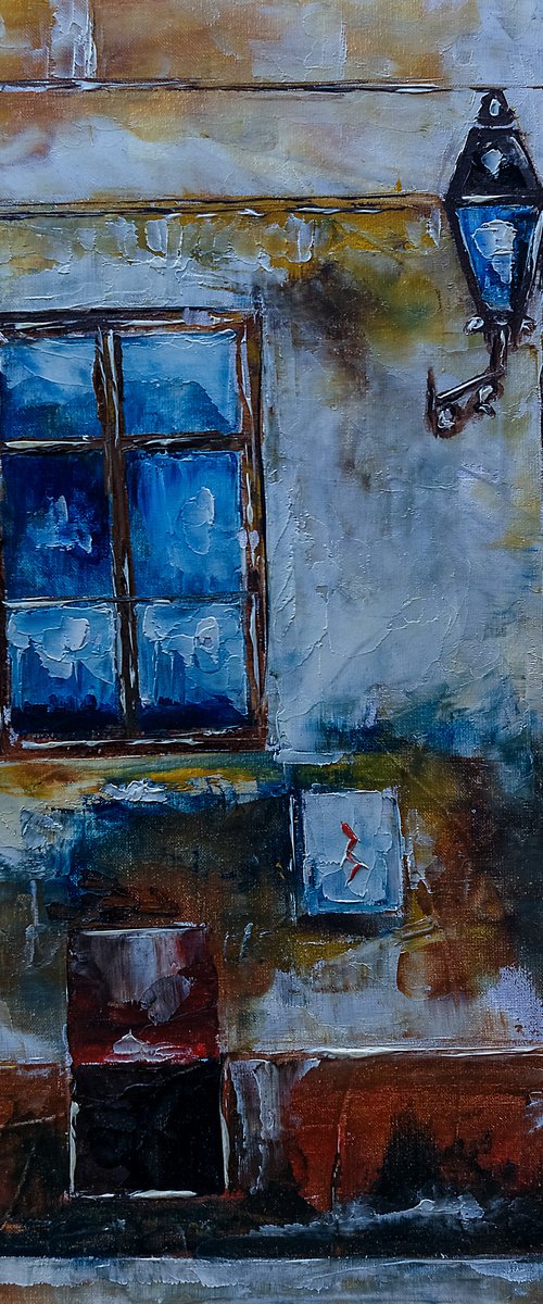 Old wall with window. Cityscape detail by Marinko Šaric