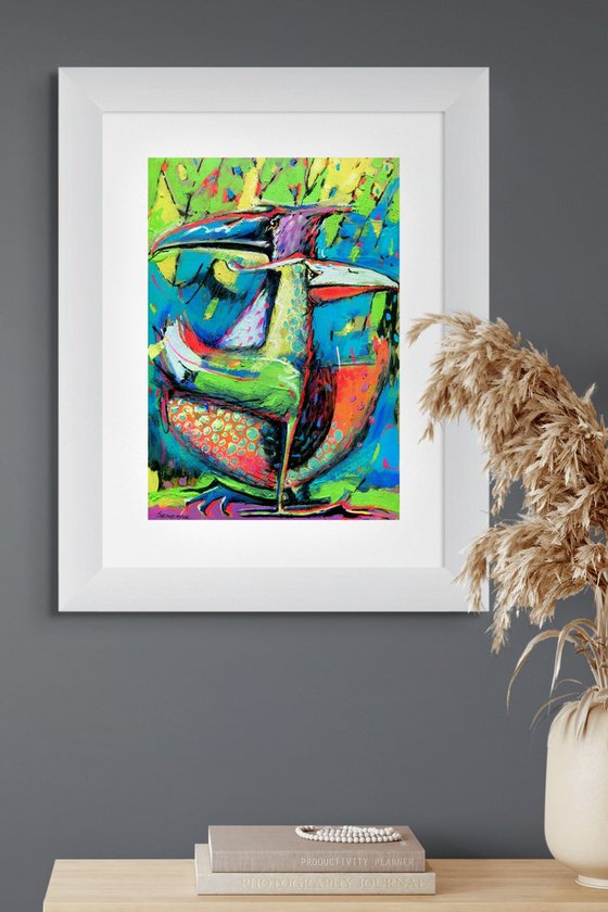 Abstract Birdies. Flight Plan