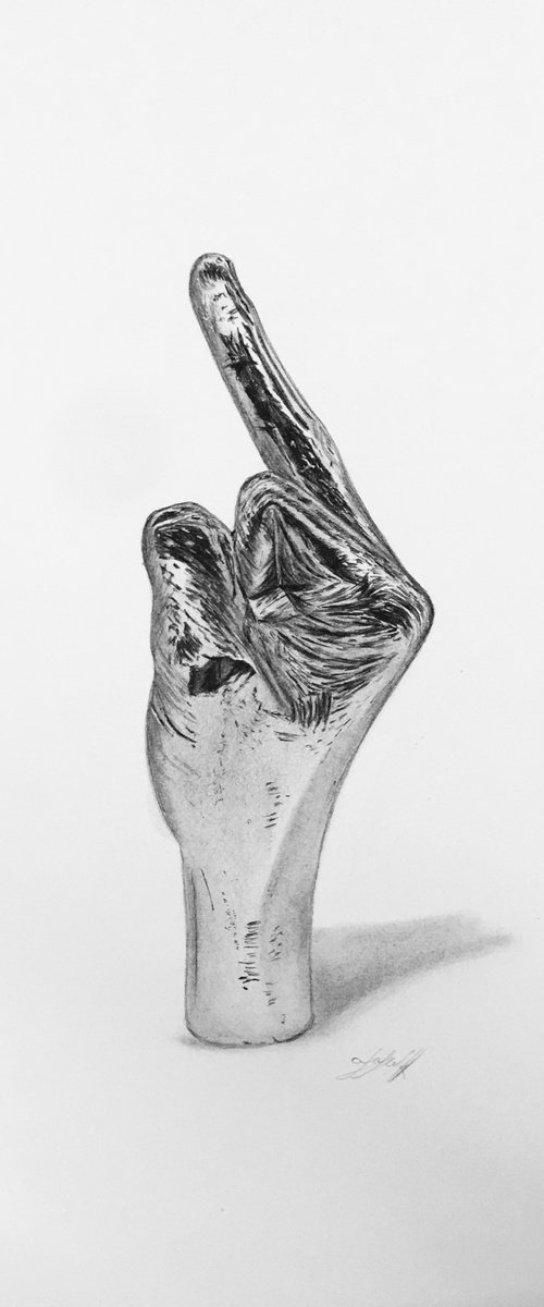 “Middle finger” by Amelia Taylor