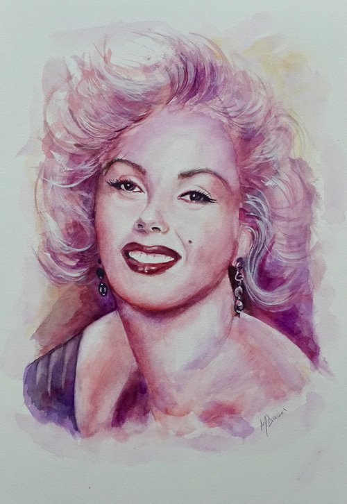 Marilyn by Mel Davies Original Art