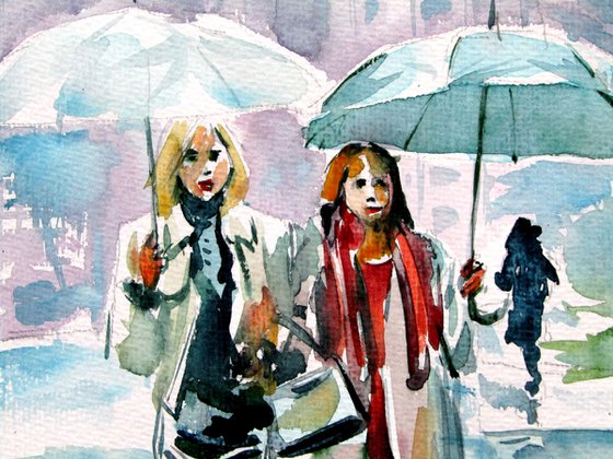 Rainy day in the city