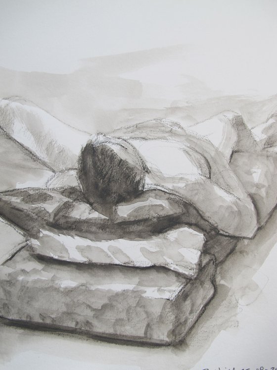 Reclining male nude