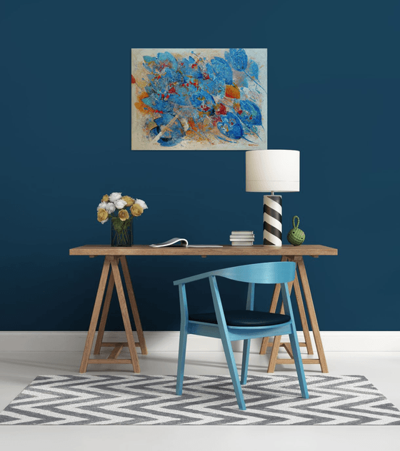 Fantasy with Blue Tulips