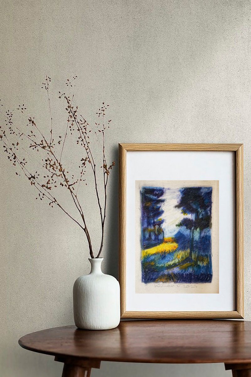 Painting , Landscape By Anahita Ghazanfari, 7 X 10, Artwork For Sale On Artfinder