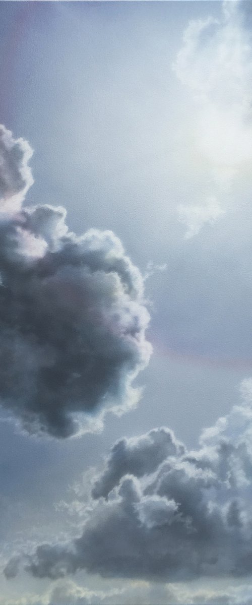 The Forgiving Sky (91.5 x 105.5cm) by David Tracey