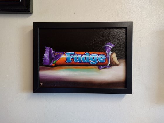Cadbury Fudge still life