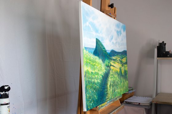 Peak Hill In Summer
