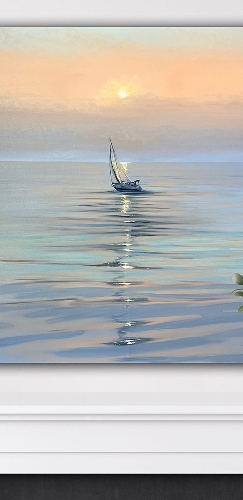 Sailing Into The Ember Sky by Eva Volf