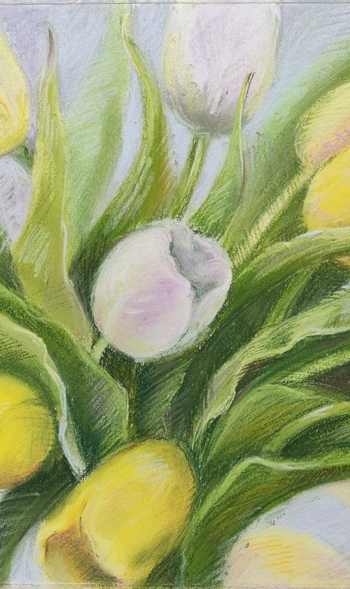 Yellow Tulips by Vio Valova