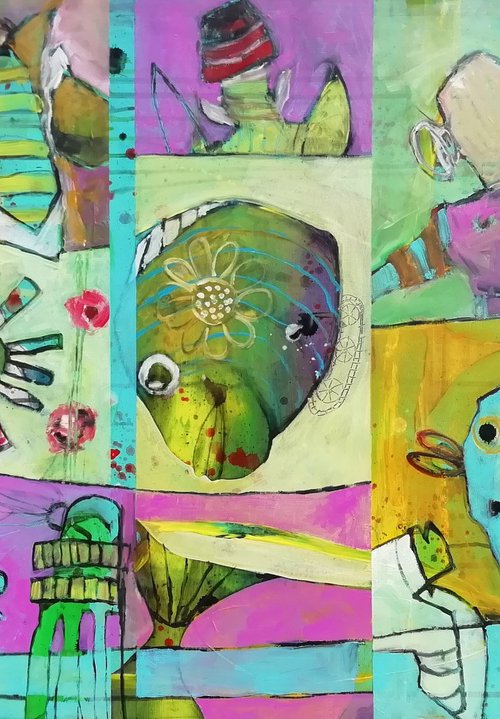 Abstract fragments 8 by Francisco Santos