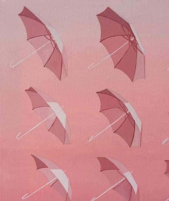 Pink Umbrellas
