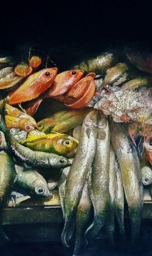 Fish market by TOMAS CASTAÑO