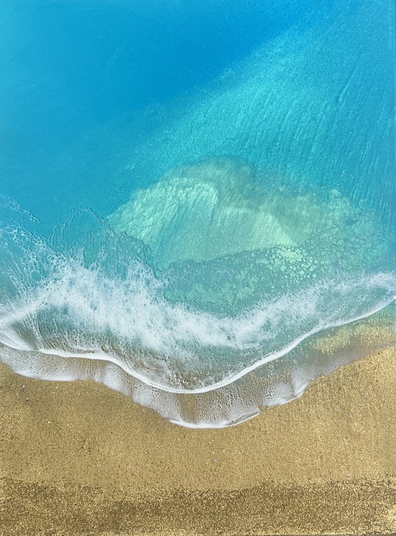 Peaceful beach - Ocean painting