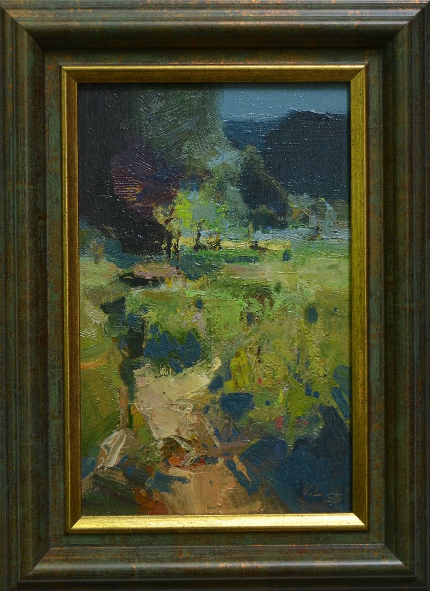 In The Field By Vytautas Laisonas, 9 X 12, Artwork For Sale On Artfinder