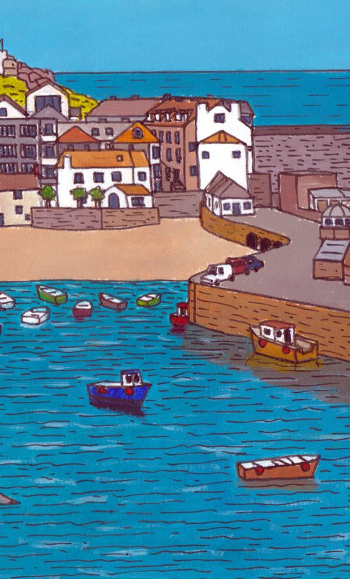 Smeaton's pier, St Ives harbour by Tim Treagust
