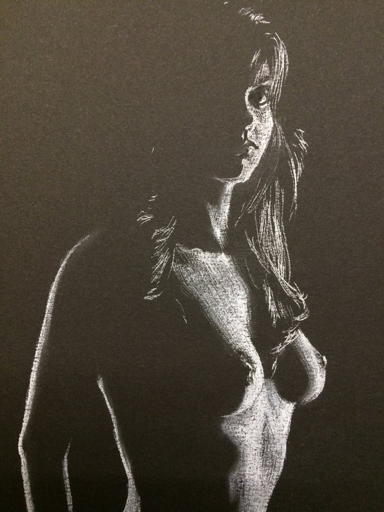 Nude noir #280 (21X29)cm