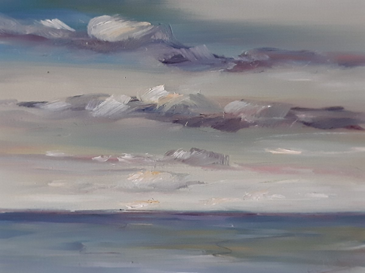 Never ending skies by Niki Purcell - Irish Landscape Painting