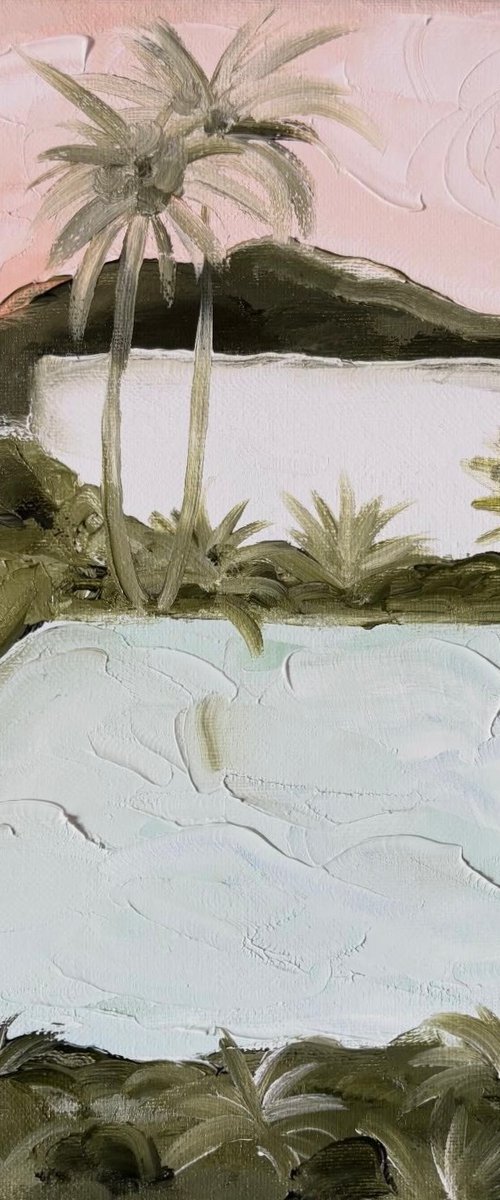 Summer tropical swimming pool by Daniela Nocito