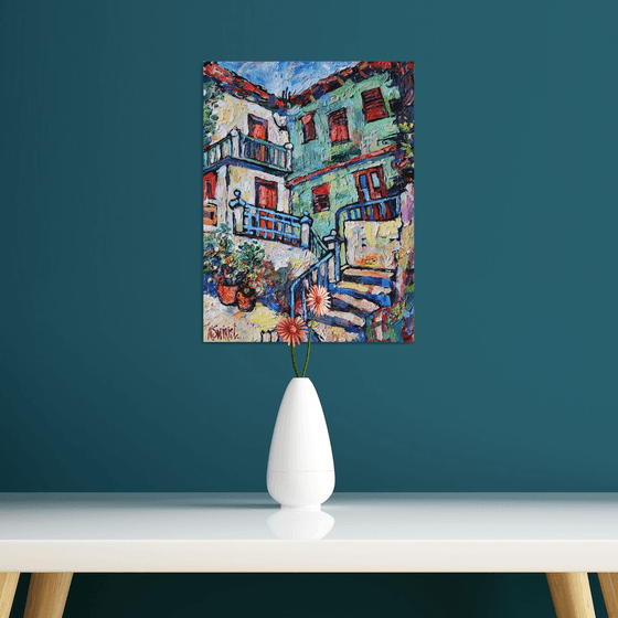 The Stairs of Cudillero
