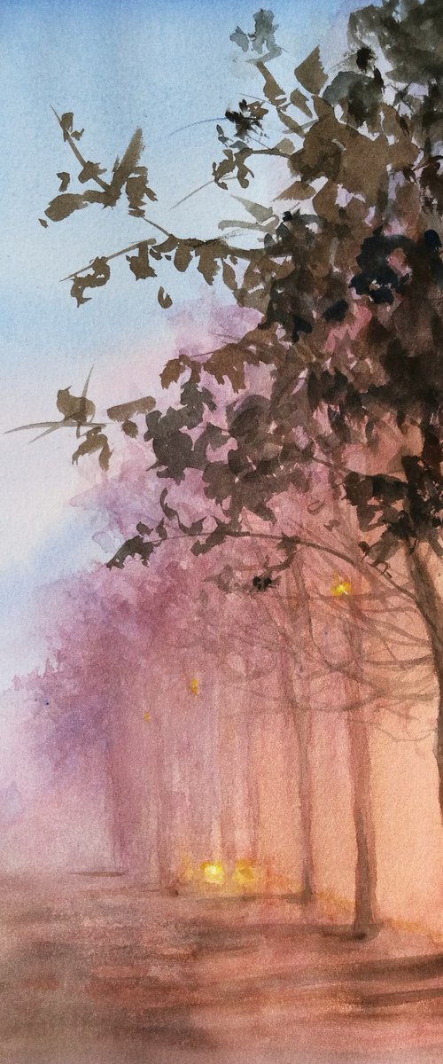 Evening walk by Daniela Roughsedge