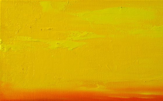 Chromatic Sunset — Golden Field Glow