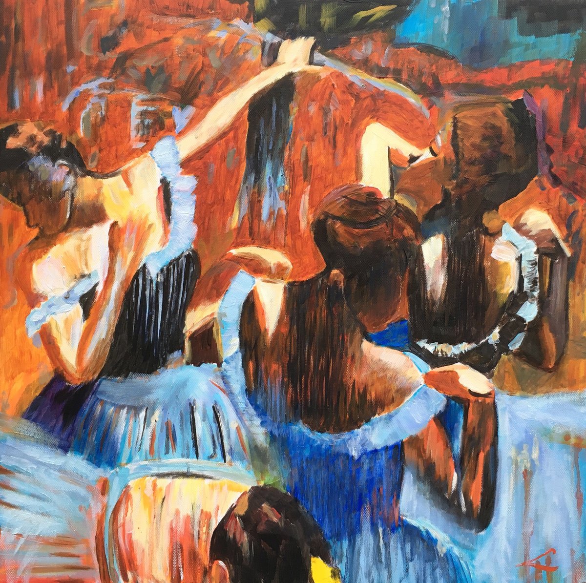 Blue Dancers variation by Elena Sokolova