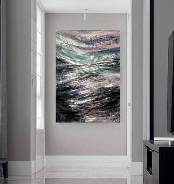 Almyra 70x100cm Abstract Textured Painting