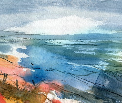 Estuary Panorama by Elizabeth Anne Fox