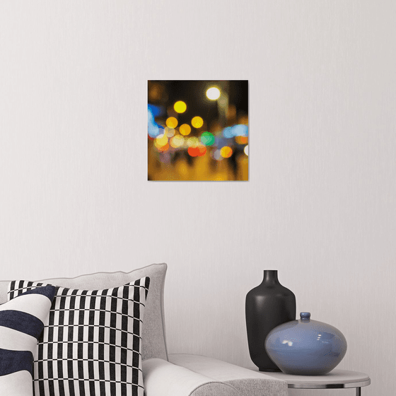 City Lights 8. Limited Edition Abstract Photograph Print  #1/15. Nighttime abstract photography series.