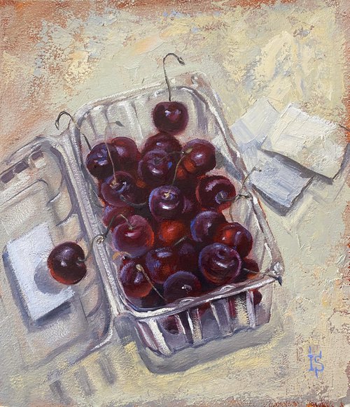 Cherries delivery by Irina Sergeyeva