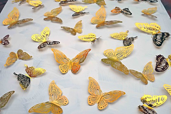 Wall Sculpture Butterfly Park 12
