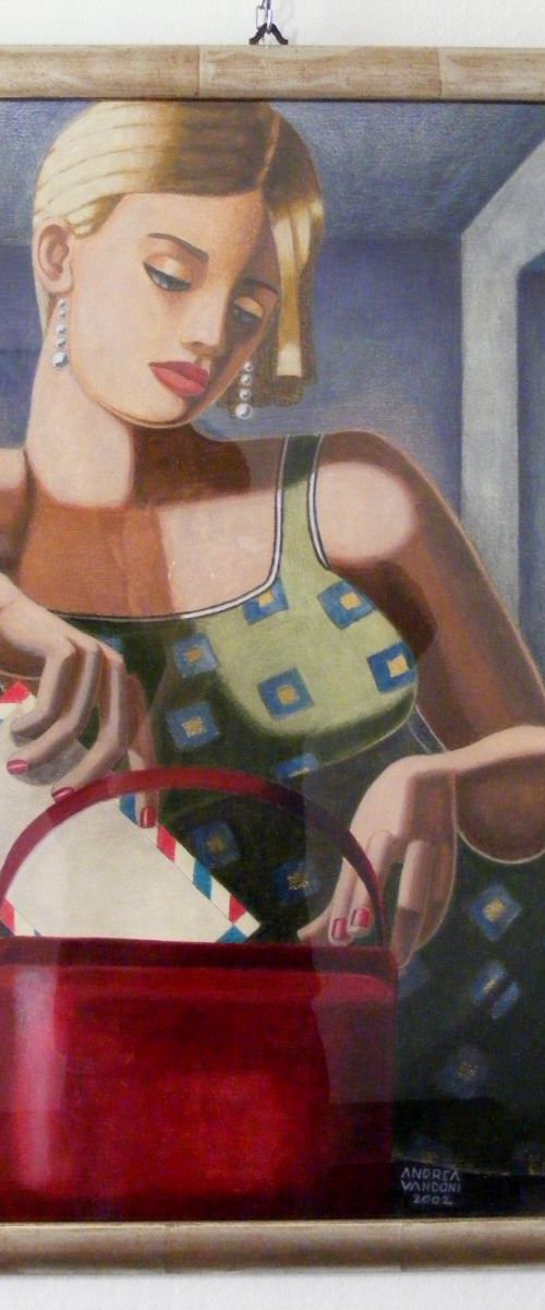 GIRL WITH MAIL by Andrea Vandoni