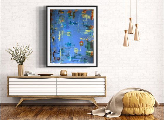 The road home in the blue