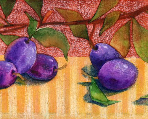 Lovely plums by Mia
