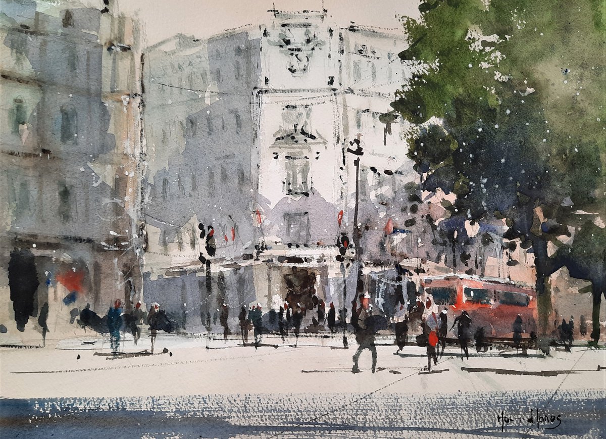 Trafalgar Square. London by Howard Jones