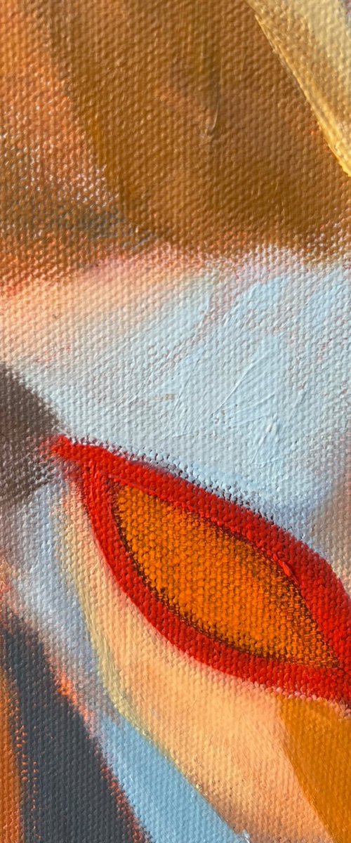 The Soul of a Horse in Geometric Abstraction by Dania Sierra