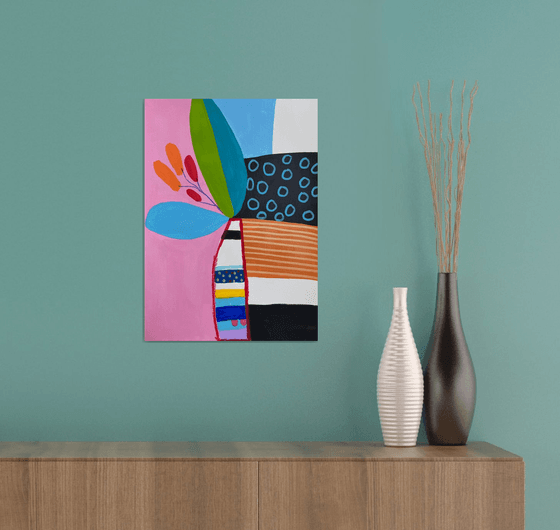 Bold Color Vase Art