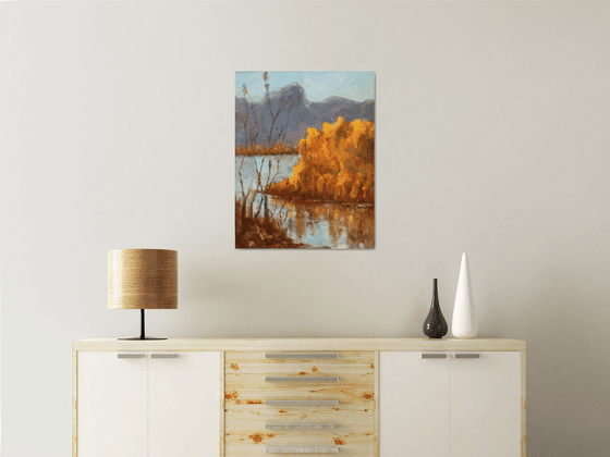 Autumn Dance on Pond